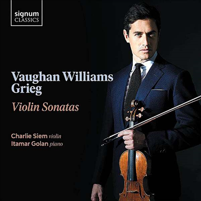 본 윌리엄 &amp; 그리그: 바이올린 소나타 (Vaughan Williams &amp; Grieg: Violin Sonatas)(CD) - Charlie Siem