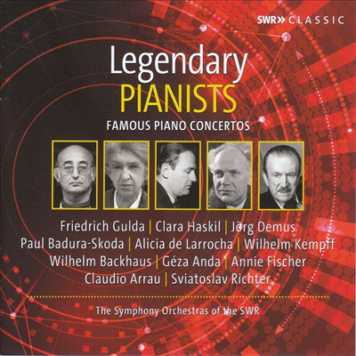 전설의 피아니스트 - 피아노 협주곡 (Legendary Pianists - Famous Piano Concertos) (10CD Boxset) - 여러 아티스트