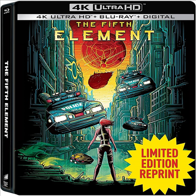 The Fifth Element (제5원소) (1997)(Steelbook)(한글무자막)(4K Ultra HD + Blu-ray)