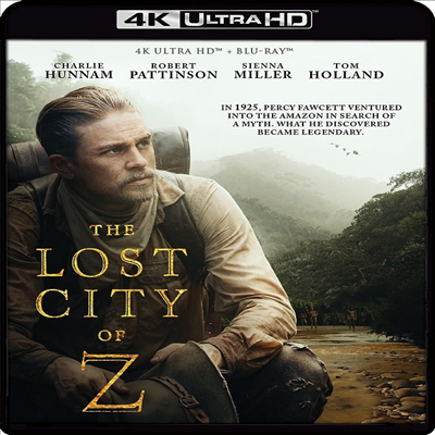 The Lost City of Z (잃어버린 도시 Z) (2016)(한글무자막)(4K Ultra HD + Blu-ray)