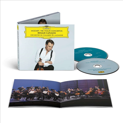 모차르트: 바이올린 협주곡 1 - 5번 (Mozart: The Violin Concertos Nos.1 - 5) (2CD)(CD) - Renaud Capucon