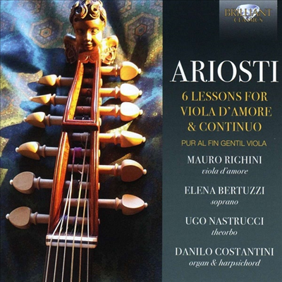 아리오스티: 비올라 다모레 작품집 (Ariosti: 6 Lessons for Viola d&#39;Amore &amp; Continuo)(CD) - Mauro Righini