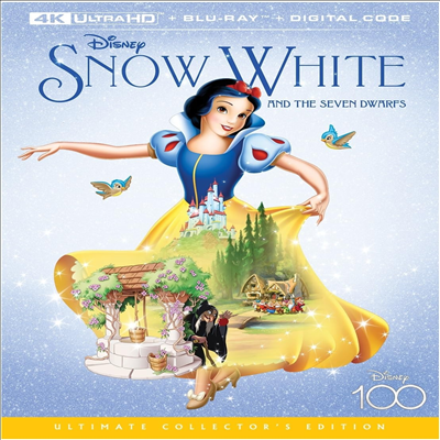 Snow White & The Seven Dwarfs (백설 공주와 일곱 난쟁이) (4K Ultra HD+Blu-ray)(한글무자막)