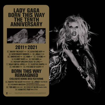 Lady GaGa - Born This Way The Tenth Anniversary (10th Anniversary Edition)(3LP)