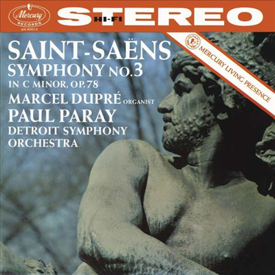 생상스: 교향곡 3번 '오르간' (Saint-Saens: Symphony No.3 'Organ') (180g)(LP) - Paul Paray