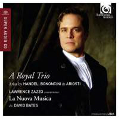 로얄 트리오 - 보노치니, 아리오스티 &amp; 헨델: 아리아집 (A Royal Trio - Bononcini, Ariosti, Handel: Arias)(CD) - David Bates