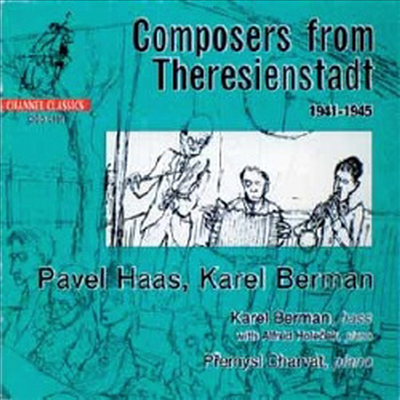 테레지엔슈타트로부터의 작곡가들 1941-1945 (Composers From Theresienstadt - Pavel Haas, Karel Berman)(CD) - Karel Berman