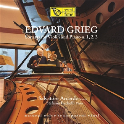 그리그: 바이올린 소나타 1, 2 &amp; 3번 (Grieg: Violin Sonatas Nos.1, 2 &amp; 3) (180g)(2LP) - Salvatore Accardo