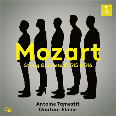 모차르트: 현악 오중주 3 &amp; 4번 (Mozart: String Quintets Nos.3 &amp; 4)(Digipack)(CD) - Quatuor Ebene