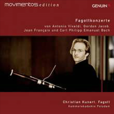 크리스티안 쿠네르트가 연주하는 바순 협주곡집 (Christian Kunert - Bassoon Concertos)(CD) - Christian Kunert