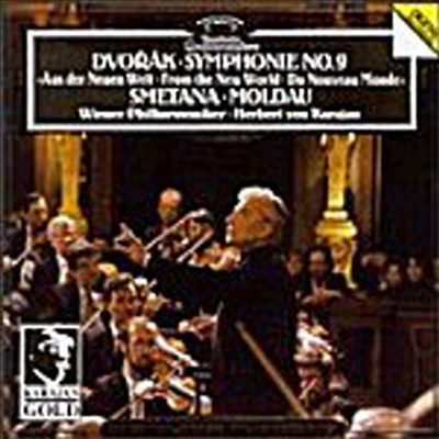 드보르작 : 교향곡 9번 '신세계로부터', 스메타나 : 몰다우 (Dvorak : Symphony No.9 Op.95 'From The New World', Smetana : Die Moldau)(CD) - Herbert Von Karajan
