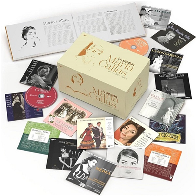 마리아 칼라스 - 칼라스 전집 (La Divina - Maria Callas in all her roles) (131CD + 3Blu-ray +1DVD) - Maria Callas