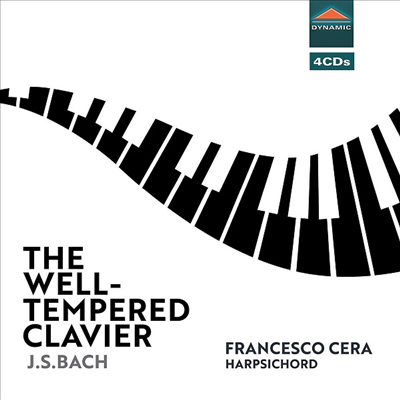 바흐: 평균율 클라비어곡집 (Bach: The Well-Tempered Clavier, Books 1 & 2) (4CD) - Francesco Cera