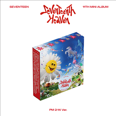 세븐틴 (Seventeen) - Seventeen 11th Mini Album 'Seventeenth Heaven' (PM 2:14 Ver.)(미국반 독점 엽서)(미국빌보드집계반영)(CD)