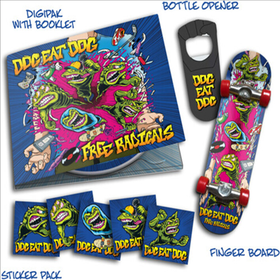 Dog Eat Dog - Free Radicals (Limited Fanbox)(CD+Fingerskateboard+Bottle Opener+Sticker Set)(CD)