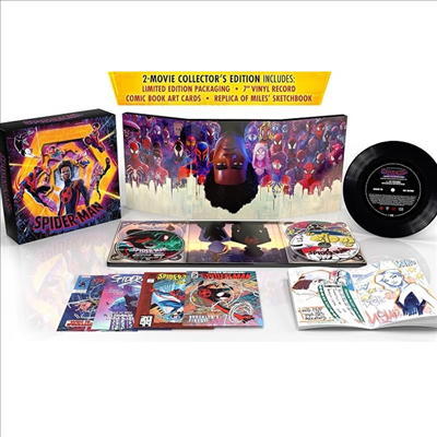 Spider-Verse 2-Movie Collector's Edition (스파이더맨: 뉴 유니버스/스파이더맨: 어크로스 더 유니버스) (4K Ultra HD+Blu-ray)(한글무자막)