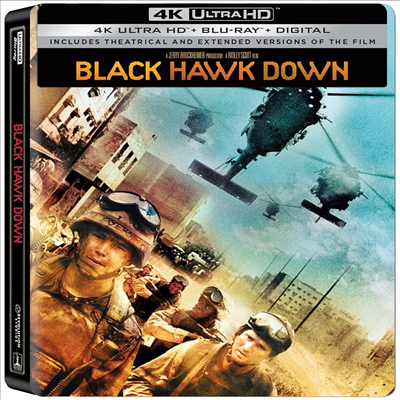 Black Hawk Down (블랙 호크 다운) (2001)(Steelbook)(한글무자막)(4K Ultra HD + Blu-ray)