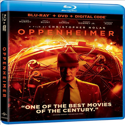 Oppenheimer (오펜하이머) (Blu-ray+DVD)(DVD만 한국어 자막 지원)