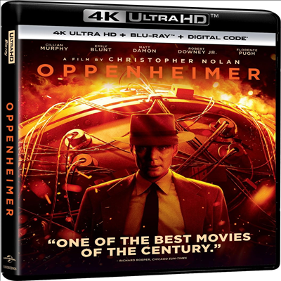 Oppenheimer (오펜하이머) (4K Ultra HD+Blu-ray)(한글무자막)