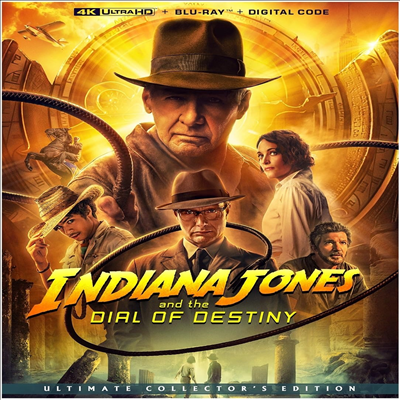 Indiana Jones And The Dial Of Destiny (인디아나 존스: 운명의 다이얼) (4K Ultra HD+Blu-ray)(한글무자막)
