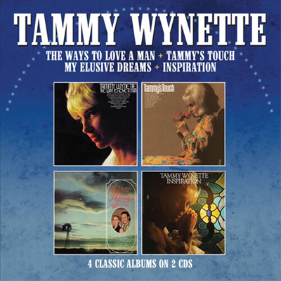 Tammy Wynette - Ways To Love A Man/Tammy&#39;s Touch/My Elusive Dreams/Inspirations (2CD)