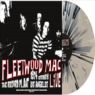 Fleetwood Mac - Live At The Record Plant 1974 (White/Black Splatter Vinyl)(LP)