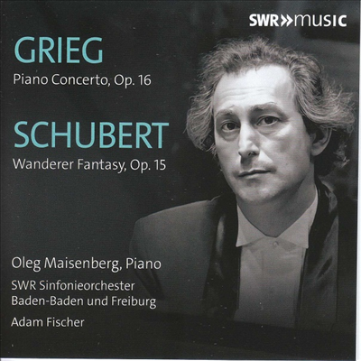 그리그: 피아노 협주곡 &amp; 슈베르트: 방란자 환상곡 (Grieg: Piano Concerto &amp; Schubert: Fantasie &#39;Wanderer&#39;)(CD) - Oleg Maisenberg
