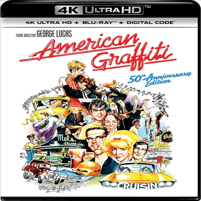 American Graffiti - 50th Anniversary Edition (청춘낙서) (1973)American Graffiti - 50th Anniversary Edition (청춘낙서) (1973)(한글자막 지원)(4K Ultra HD + Blu-ray)