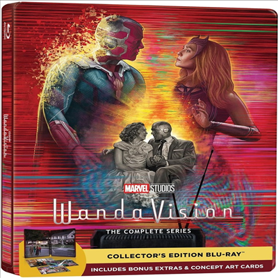 WandaVision: The Complete Series (완다비전: 더 컴플리트 시리즈) (2021)(Steelbook)(한글무자막)(Blu-ray)