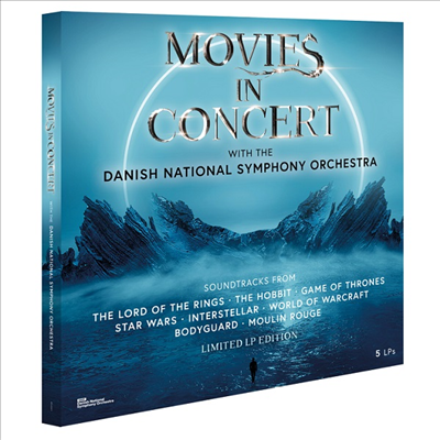 덴마크 국립 오케스트라가 연주하는 영화음악 (Movies in Concert - with the Danish National Symphony Orchestra) (5LP) - 여러 아티스트