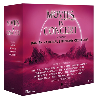 덴마크 국립 오케스트라가 연주하는 영화음악 (Movies in Concert - with the Danish National Symphony Orchestra) (5CD Boxset) - 여러 아티스트