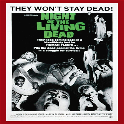 Night Of The Living Dead (살아있는 시체들의 밤) (1968)(지역코드1)(한글무자막)(DVD)