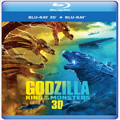 Godzilla: King of the Monsters (2019) (고질라: 킹 오브 몬스터) (2019)(한글무자막)(Blu-ray 3D)(Blu-Ray-R)