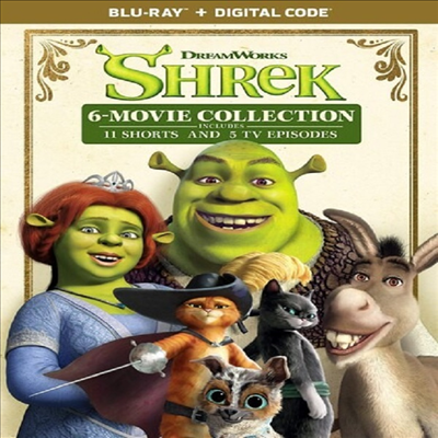 Shrek 6-Movie Collection (슈렉 컬렉션)(한글무자막)(Blu-ray)