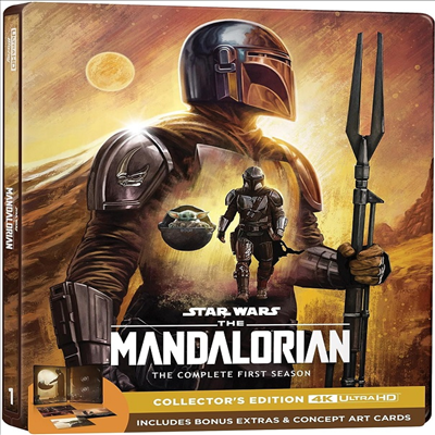 The Mandalorian: The Complete First Season (만달로리안: 시즌 1) (2019)(Steelbook)(한글무자막)(4K Ultra HD)
