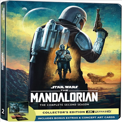 The Mandalorian: The Complete Second Season (만달로리안: 시즌 2)(Steelbook)(한글무자막)(4K Ultra HD)