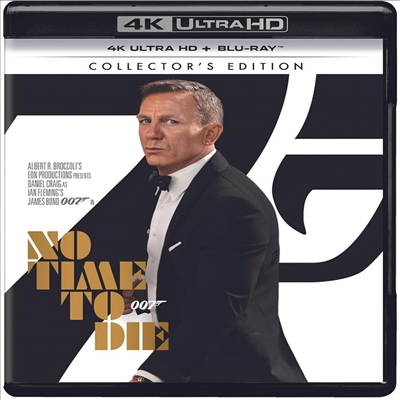 No Time To Die (Collector's Edition) (007 노 타임 투 다이) (2021)(한글무자막)(4K Ultra HD + Blu-ray)