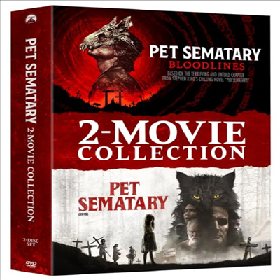 Pet Sematary (2019) / Pet Sematary: Bloodlines (2023) (공포의 묘지 / 공포의 묘지: 더 비기닝)(지역코드1)(한글무자막)(DVD)