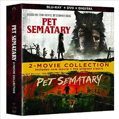 Pet Sematary (1989) / Pet Sematary (2019) (공포의 묘지: 2 무비 컬렉션)(한글무자막)(Blu-ray)