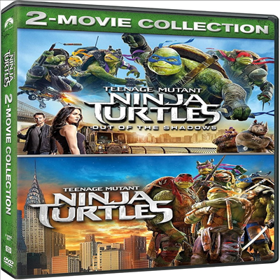 Teenage Mutant Ninja Turtles (2014) / Teenage Mutant Ninja Turtles: Out of the Shadows (2016) (닌자터틀 / 닌자터틀: 어둠의 히어로)(지역코드1)(한글무자막)(DVD)