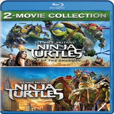 Teenage Mutant Ninja Turtles (2014) / Teenage Mutant Ninja Turtles: Out of the Shadows (2016) (닌자터틀 / 닌자터틀: 어둠의 히어로)(한글무자막)(Blu-ray)