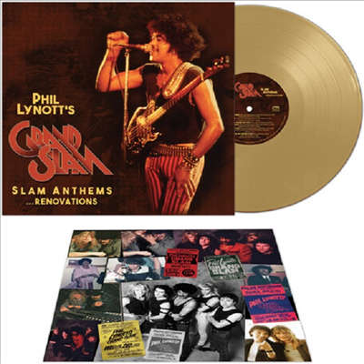 Phil Lynott&#39;s Grand Slam - Slam Anthems...Renovations (Gold Vinyl)(LP)