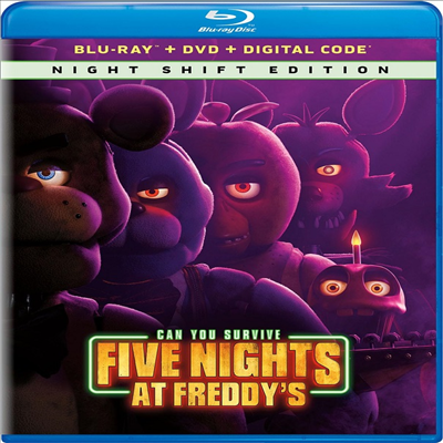 Five Nights At Freddy's (프레디의 피자가게) (2023)(한글무자막)(Blu-ray + DVD)