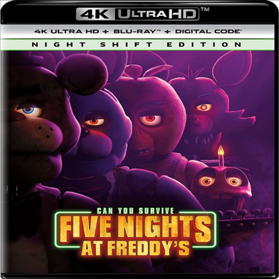 Five Nights At Freddy&#39;s (프레디의 피자가게) (2023)(한글무자막)(4K Ultra HD + Blu-ray)