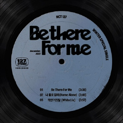엔시티 127 (NCT 127) - Be There For Me (Winter Special Single)(127 Stereo Version)(커버 2종 중 랜덤발송)(미국빌보드집계반영)(CD)