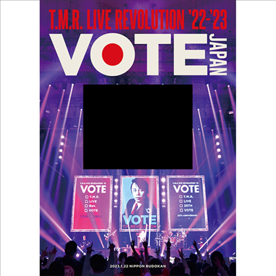 T.M. Revolution (티 엠 레볼루션) - T.M.R. Live Revolution '22-'23 -Vote Japan- (1Blu-ray+2CD) (완전생산한정반)(Blu-ray)(2023)