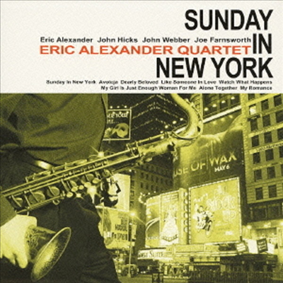 Eric Alexander Quartet - Sunday In New York (Cardboard Sleeve (mini LP)(일본반)(CD)