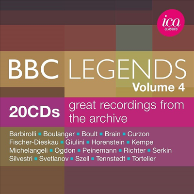 레전드 그레이트 레코딩스 박스세트 4집 (BBC Legends, Vol.4) (20CD Boxset) - 여러 아티스트