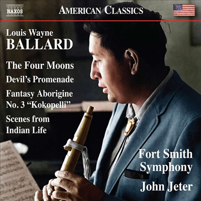 발라드 : 악마의 산책로, 원주민 환상곡 3번 ‘코코펠리’ & 4개의 달 (Ballard: Devil's Promenade, Fantasy Aborigine No. 3 'Kokopelli' & The Four Moons Ballet)(CD) - John Jeter