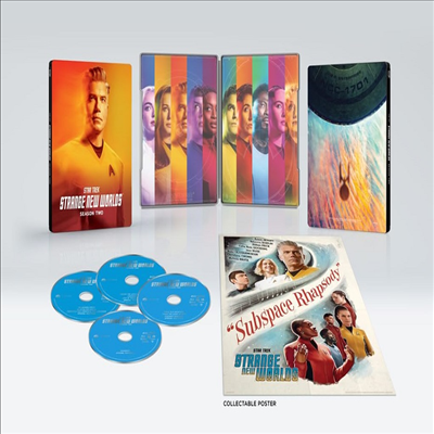 Star Trek: Strange New Worlds - Season Two (스타트렉: 스트레인지 뉴 월드 - 시즌 2) (2023)(Steelbook)(한글무자막)(Blu-ray)